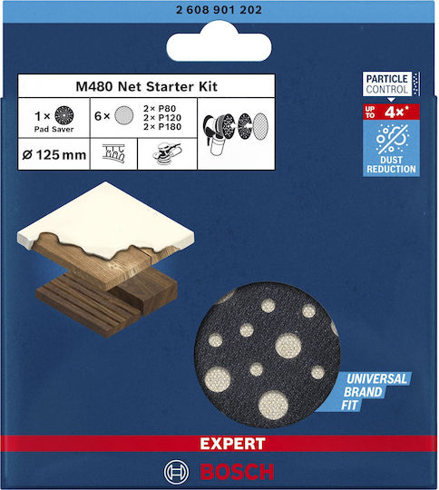 Bosch Sanding Nets M480 Подложка за откат За шлайфане 125
