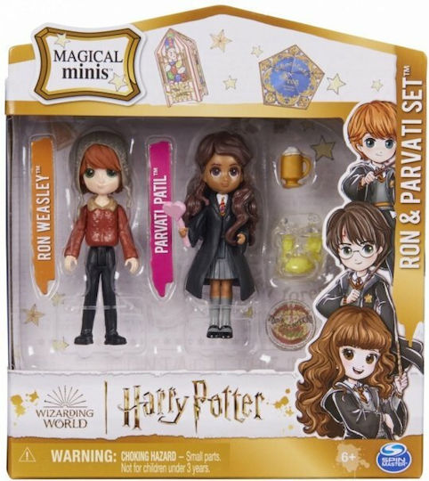 Spin Master Miniature Toy Wizarding World Harry Potter Ron Weasley & Parvati Patil for 6+ years old Years Old