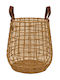 Atmosphera Dekorativer Korb Korbweide mit Griffen Braun 27.5x27.5x36cm