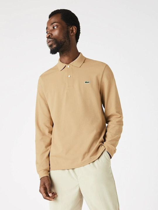 Polo Long Sleeve Blouse Beige