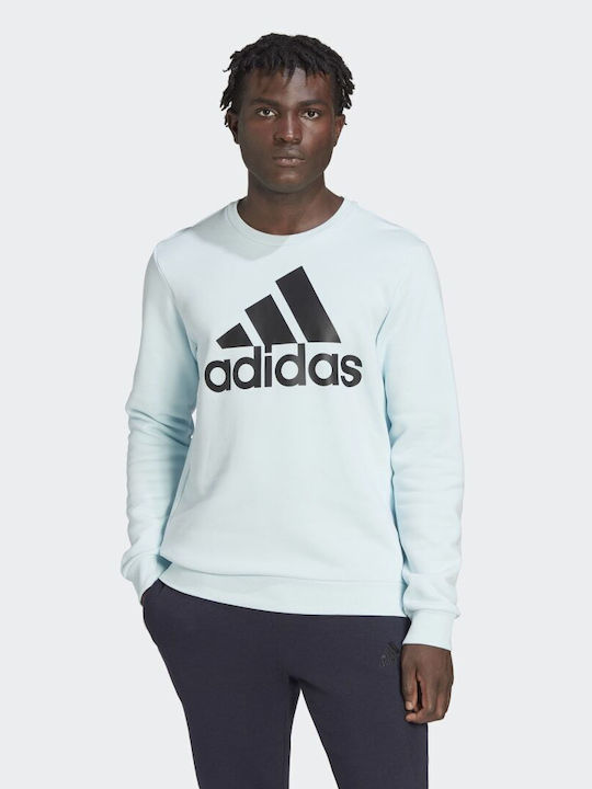 Adidas Essentials Big Logo Ανδρικό Φούτερ Almost Blue / Black