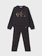 Mayoral Kids Sweatpants Set Gray 2pcs