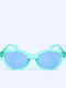 Polaroid Damen Sonnenbrille mit Türkis Kunststoff Gestell und Blau Polarisiert Linse PLD6051/G/S TUR/QU