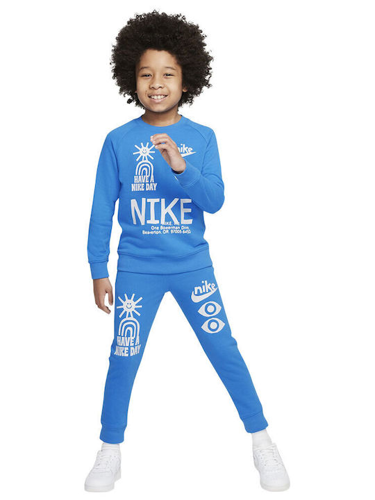 Nike Kids Sweatpants Set Blue 2pcs 86J948 B68 Skroutz.cy
