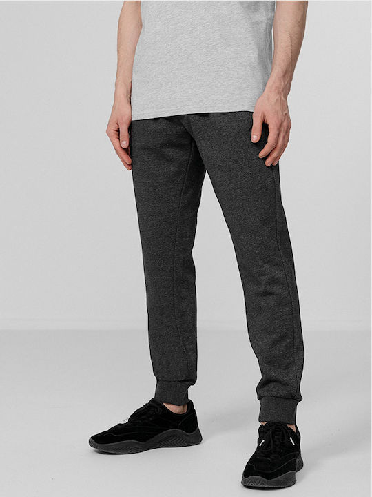 4F Men's Sweatpants with Rubber Gray