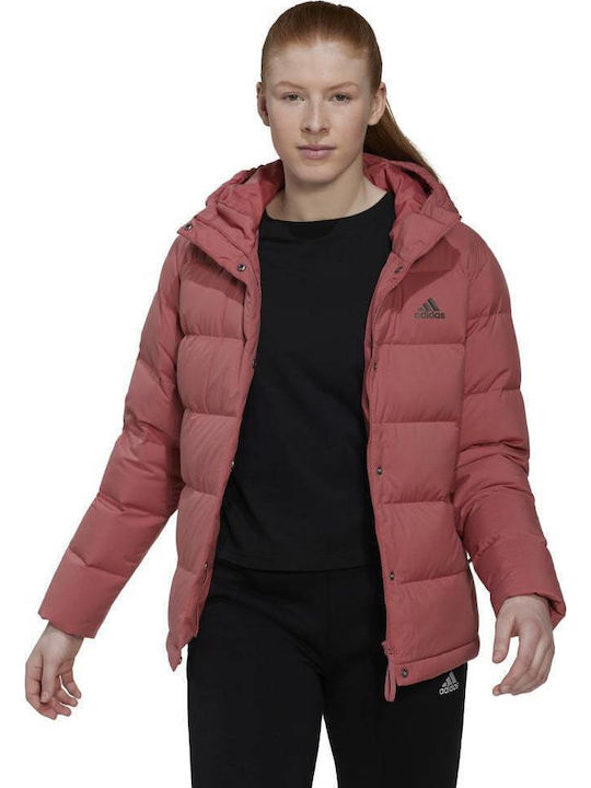 Helionic Scurtă Jachetă de femei Puffer Roșu