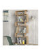 Bibliotecă Osmond Natural 60x20x157cm