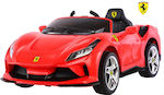 Παιδικό Ηλεκτροκίνητο Αυτοκίνητο Μονοθέσιο με Τηλεκοντρόλ Licensed Ferrari F8 Tributo 12 Volt Κόκκινο