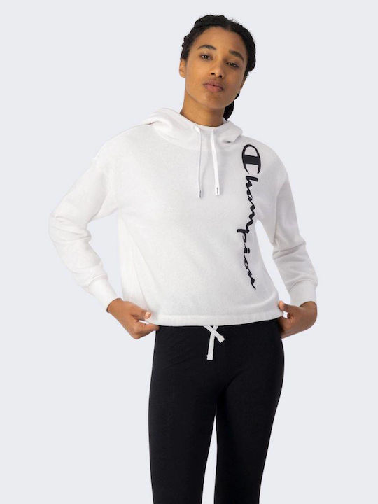 Champion Women's Hooded Sweatshirt White