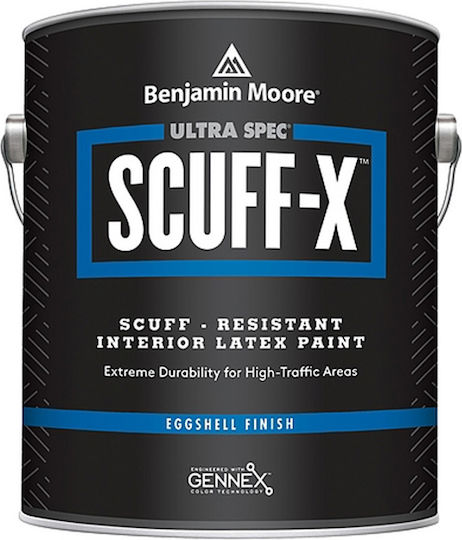Benjamin Moore Ultra Spec SCUFF-X Πλαστικό Χρώμα για Εσωτερική Χρήση White Gallon 3.785lt