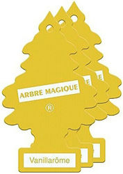 Arbre Magique Car Air Freshener Tab Pendand PER90517 Vanilla 3pcs