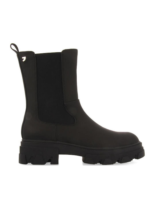 Gioseppo Leather Women's Chelsea Boots with Med...