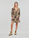 Desigual Rosa Mini Shirt Dress Dress Beige