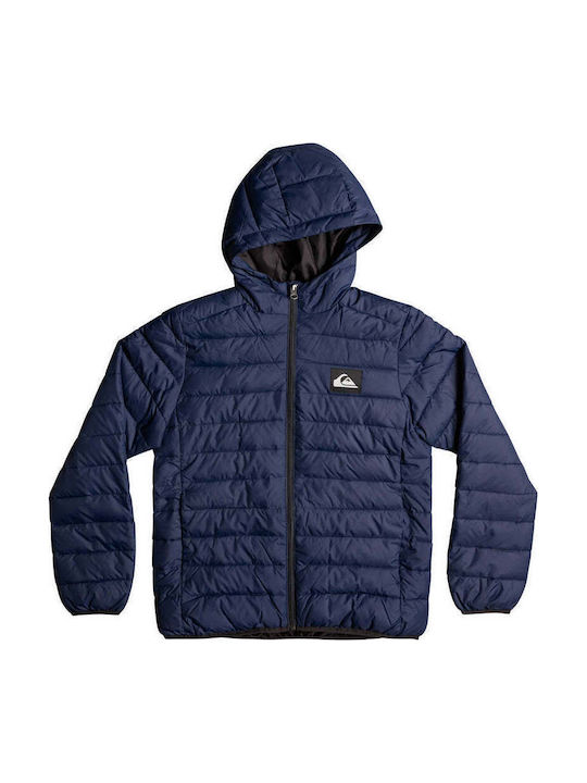 Quiksilver Scaly Kids Quilted Short Coat with H...