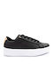 Contea Damen Flatforms Sneakers Schwarz