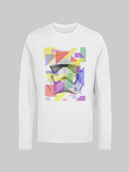 Stormtrooper long-sleeved t-shirt - WHITE