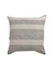 Click Sofa-Kissen aus 100% Baumwolle Schwarz / Beige 45x45cm