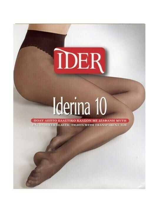 IDER Iderina Дамско чорапогащник 10 Ден GRAPHITE