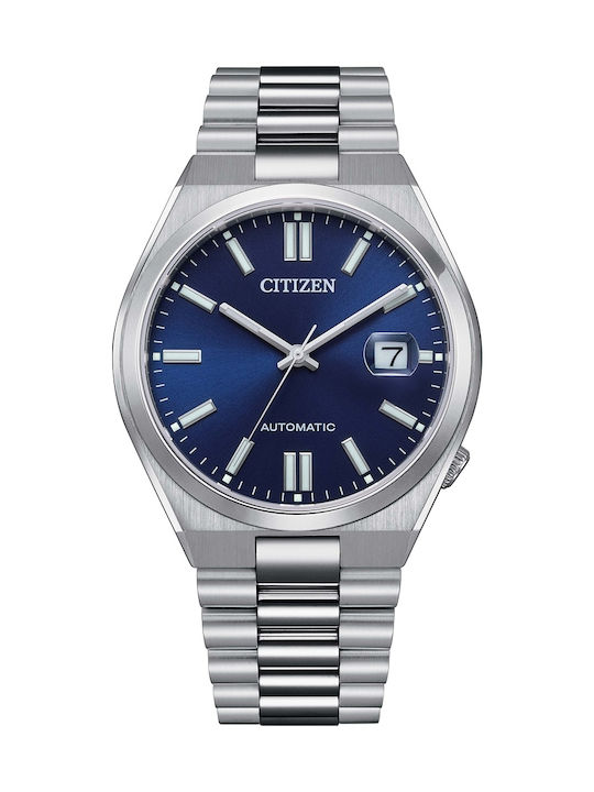 Citizen Tsuyosa Men's Watch 40mm Automatic with Silver Metal Bracelet