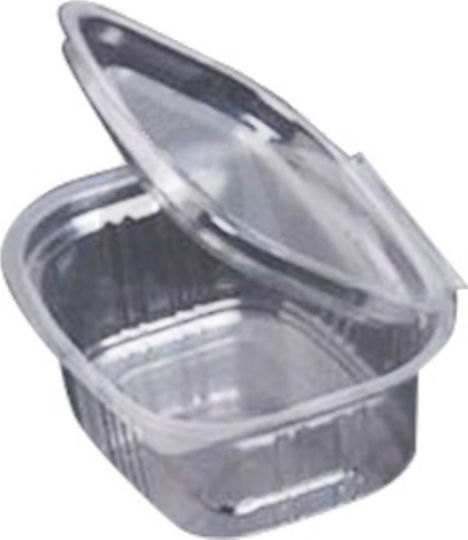 Lux Plast Disposable Plastic PET Tableware for Sauce 80ml Transparent 100pcs
