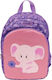 Street Elephant School Bag Backpack Kindergarten Multicolour