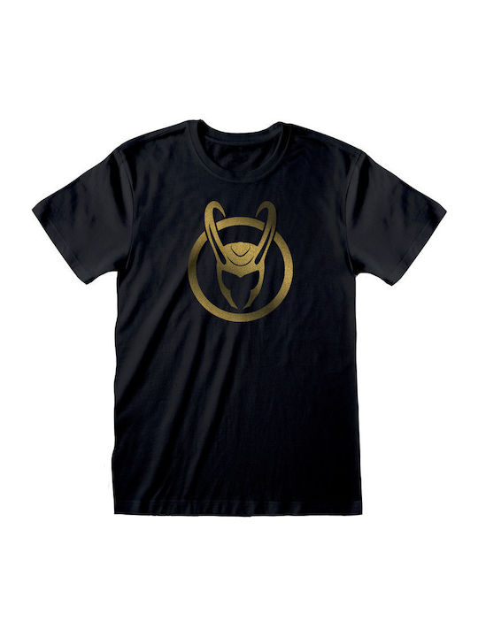 Heroes INC Marvel Studios Loki T-shirt σε Μαύρο χρώμα