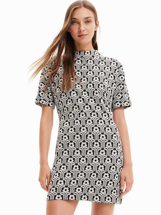 Karen Sommer Mini Gestricktes Blumen Kleid