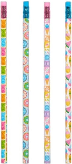 Ooly Pencil HB Set with Eraser 12pcs (Μiscellaneous Designs/Colors)