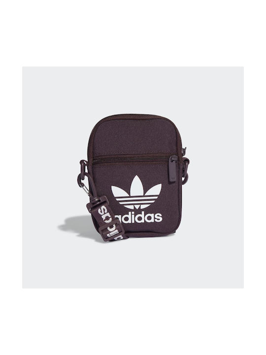 Adidas Ανδρική Τσάντα Ώμου / Χιαστί σε Καφέ χρώμα