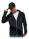 Men's Hooded Cardigan Black