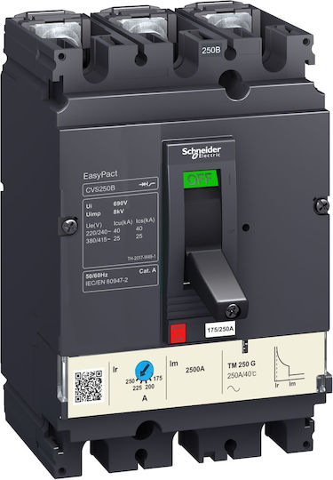 Schneider Electric Αυτόματος Διακόπτης Ισχύος Βιομηχανικού Τύπου LV516331