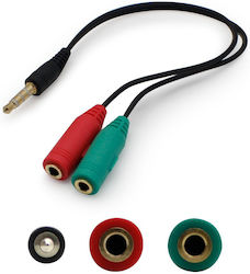 CyberPro CP-M.AUD.SPLIT 3.5mm Männlich zu 3.5mm 2x Weiblich