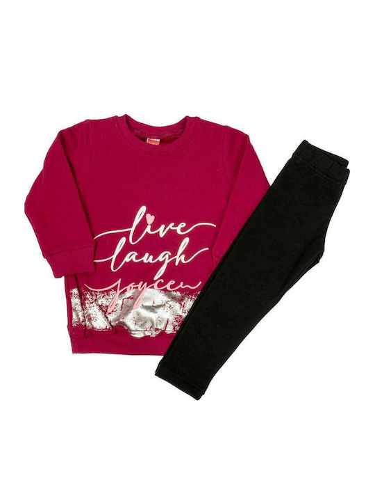 Joyce Kids Set with Leggings Red 2 Pieces