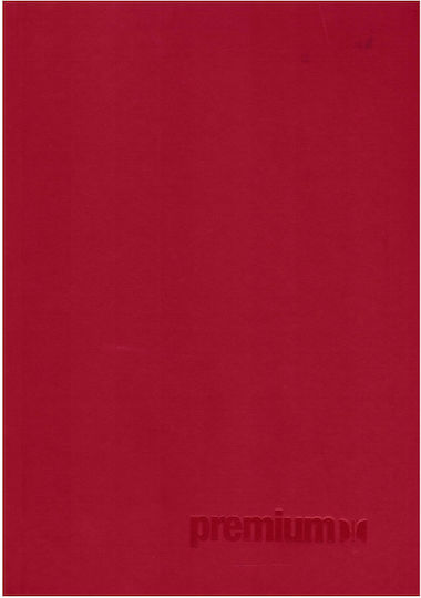 A&G Paper Notebook Ruled B5 96 Sheets Red 1pcs