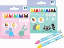 Bebe Crayons Set 10 Colours