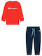 Champion Kids Sweatpants Set Red 2pcs