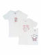 Minerva All Good Things Kids' Set with Undershirts Short-sleeved White 3pcs