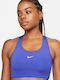 Nike Dri-Fit Swoosh Femei Atletic Sutien sport Bej cu umplutură