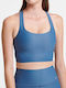 SugarFree Women's Sports Bra without Padding Blue