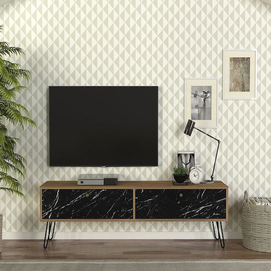 Drima Επιδαπέδιο Φυσικό / Μαύρο 160x30x45εκ. Drima Επιδαπέδιο Φυσικό / Μαύρο 160x30x45εκ.