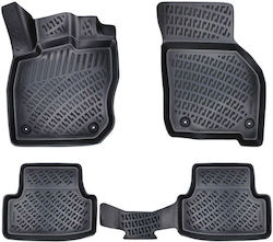 Rizline Set Front and Back 4pcs for Volkswagen Golf 2019 Black