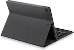 Dux Ducis Slim Flip Cover Synthetic Leather with Keyboard English US Black (iPad 2019/2020/2021 10.2'') EDA002903501A