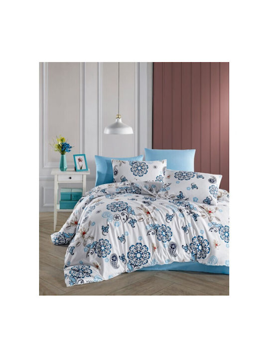 Mc Decor Σετ Πάπλωμα Μονό 160x240εκ. Olezka Blue 2τμχ