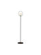 ArteLibre Soh Floor Lamp H165xW30cm. with Socket for Bulb E27 Black