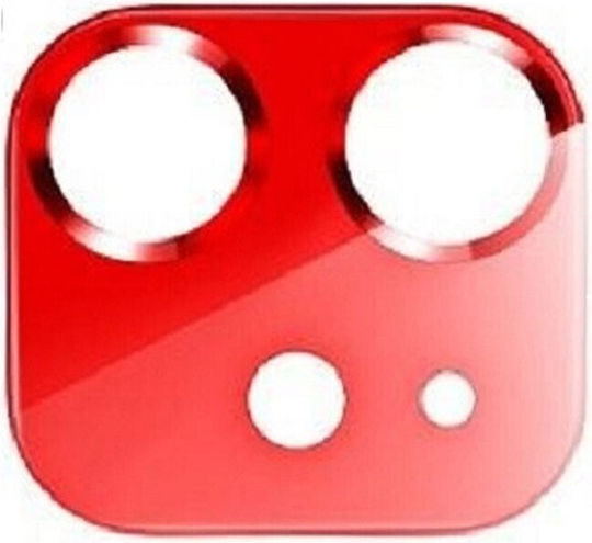 Usams Προστασία Κάμερας Tempered Glass Metal Red για το iPhone 12