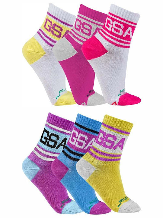 GSA Kindersocken Kniehohe Bunte