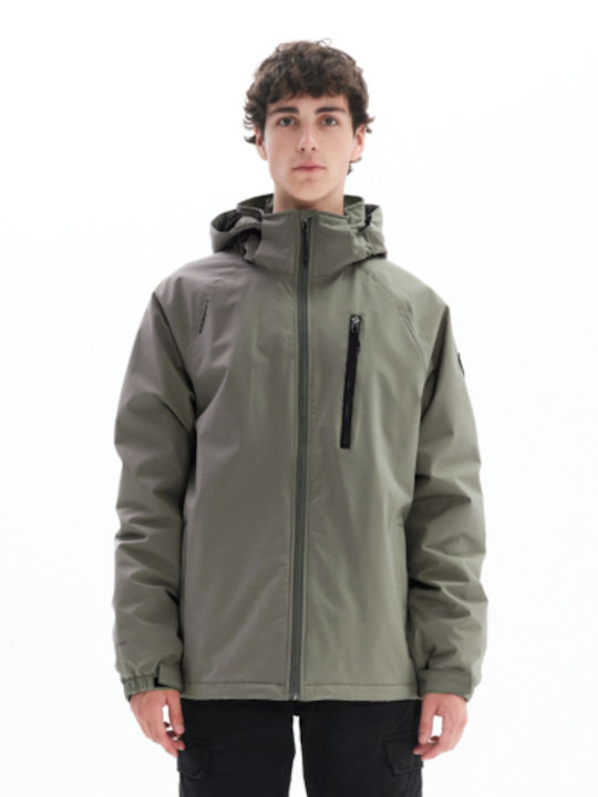 Basehit Geci Bărbați Iarnă Waterproof Olive Des...