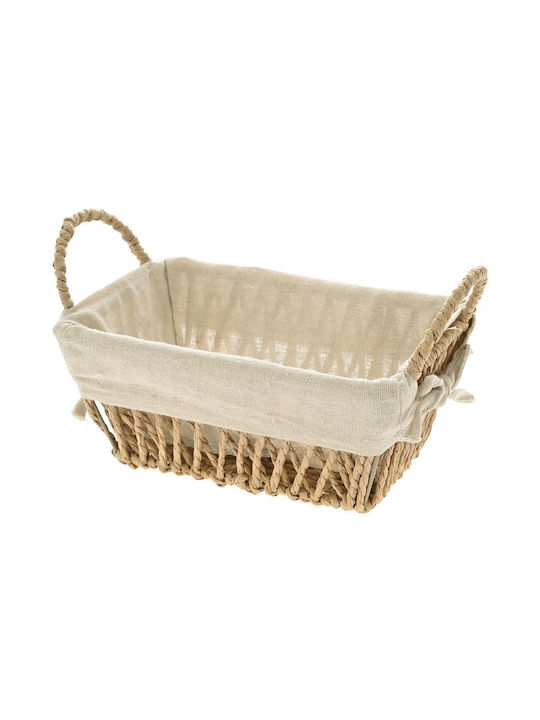 Wooden Decorative Basket 24x15x10cm Iliadis