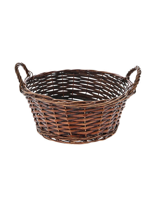 Wooden Decorative Basket 36x36x15cm Iliadis