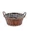 Wooden Decorative Basket 36x36x15cm Iliadis